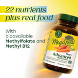 MegaFood Advanced Multivitamin ingredients list close-up