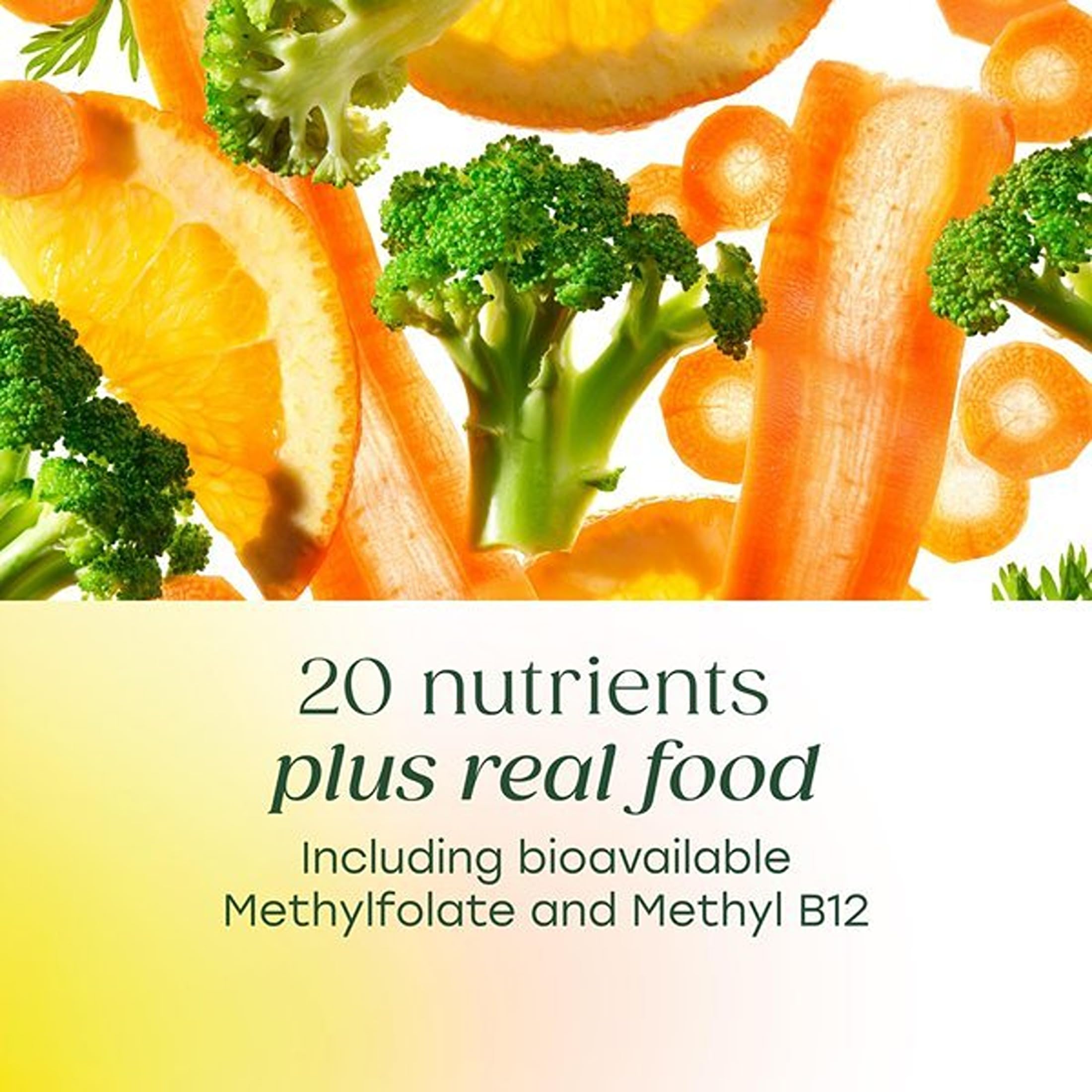 MegaFood Advanced Women's Multivitamin 220g tablets on a table