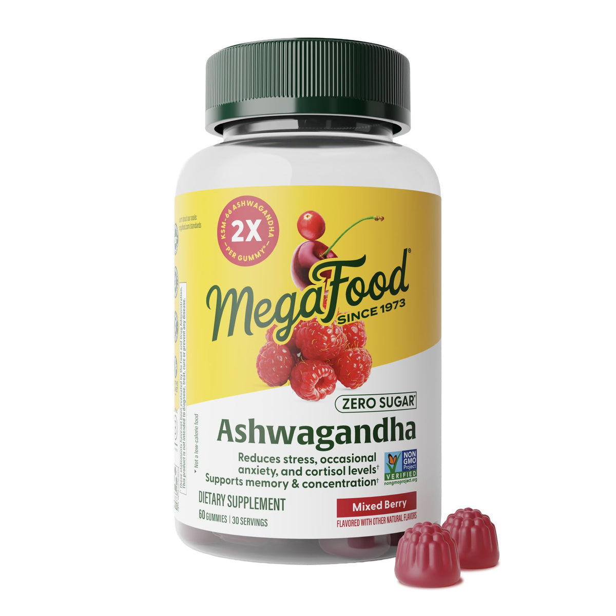MegaFood Ashwagandha Gummies 600mg front view