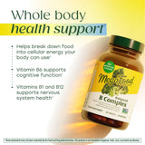 MegaFood B Complex Vitamin Supplement back view