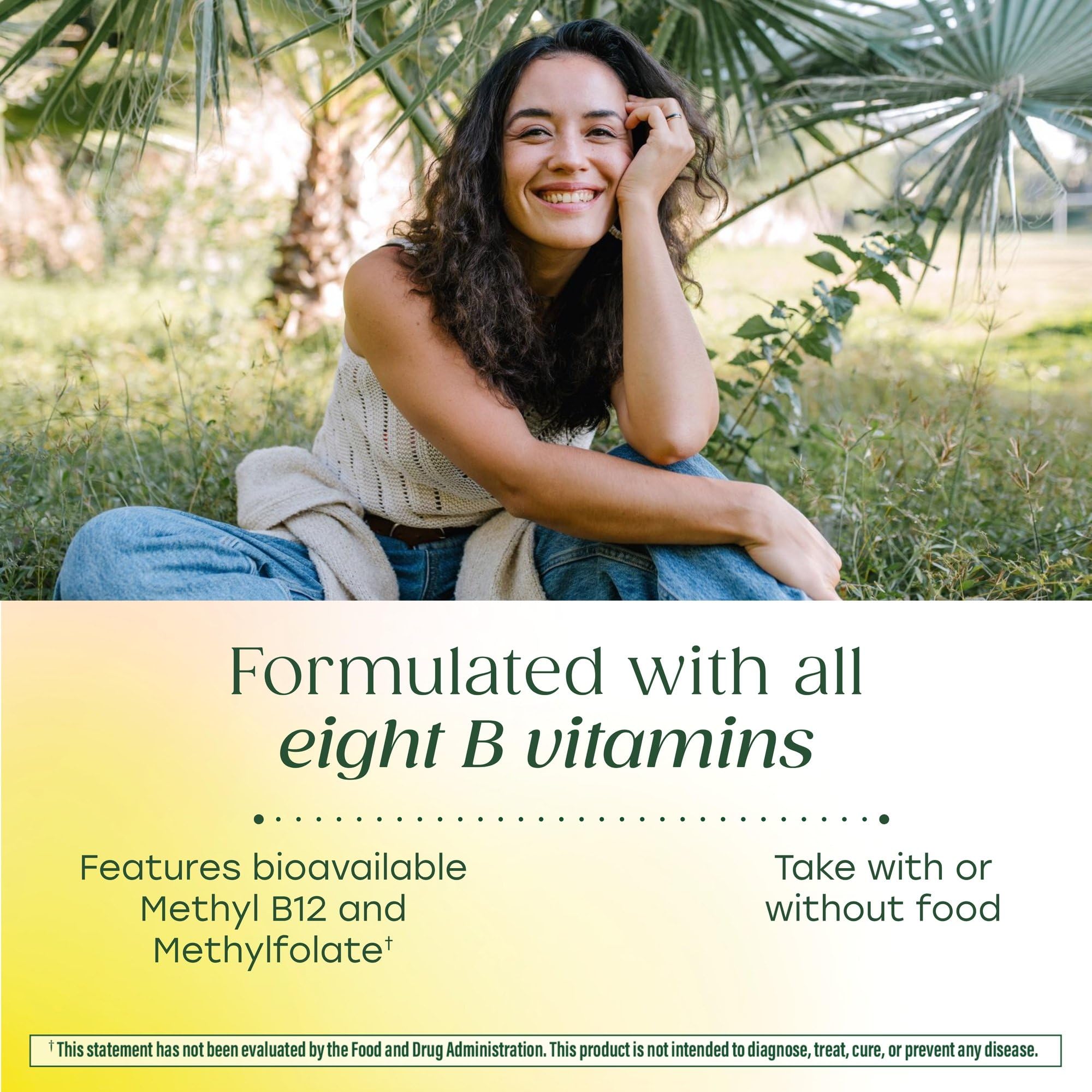 MegaFood B Complex Vitamin Supplement bottle with cap