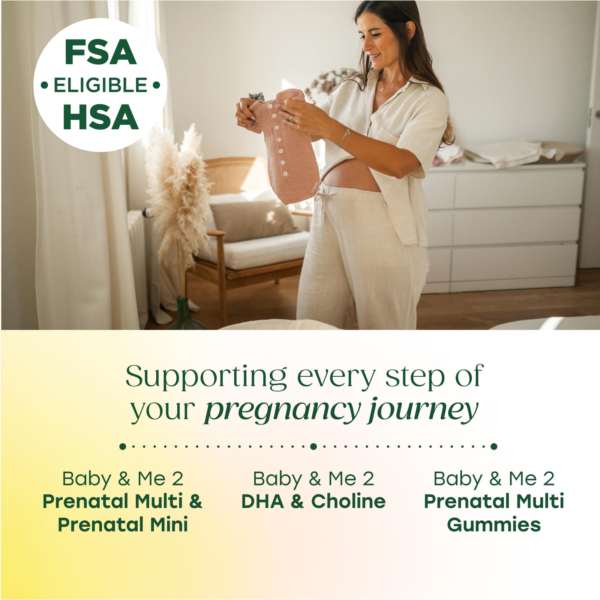 MegaFood Baby & Me 2 Prenatal Multi Minis lifestyle scene