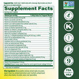 MegaFood Baby & Me 2 Prenatal Vitamins 244g back view
