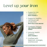 MegaFood Blood Builder Iron Supplement 154g mini tablets