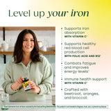 MegaFood Blood Builder Iron Supplement 227g side view