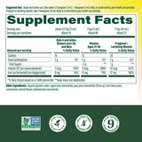 MegaFood Blood Builder Liquid Iron Supplement bottle side view