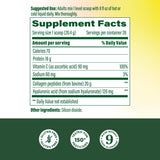MegaFood Collagen Powder 20oz jar with scoop
