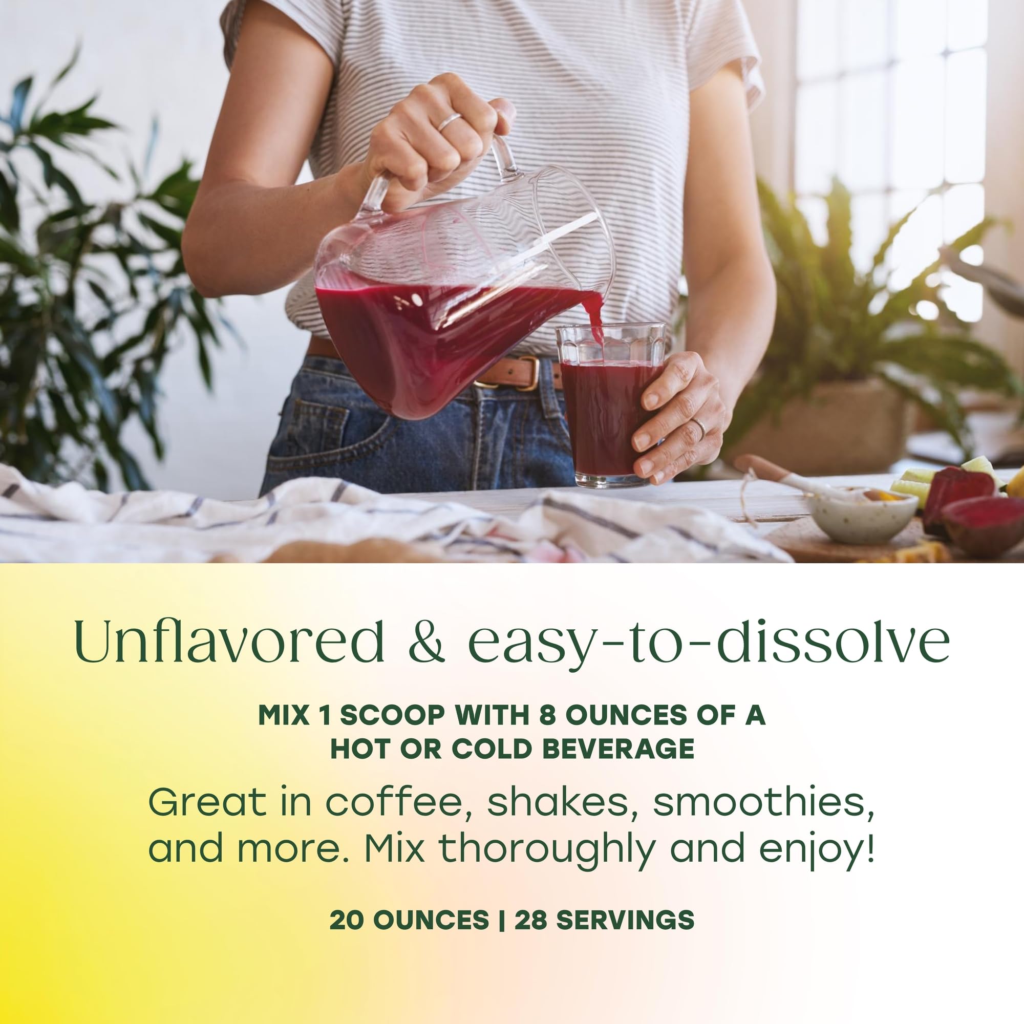 MegaFood Collagen Powder nutritional information