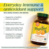 MegaFood Complex C Vitamin C supplement capsules close-up