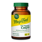 MegaFood CoQ10 200mg capsules front view
