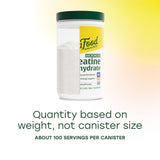 MegaFood Creatine Monohydrate Unflavoured Powder on a gym bench