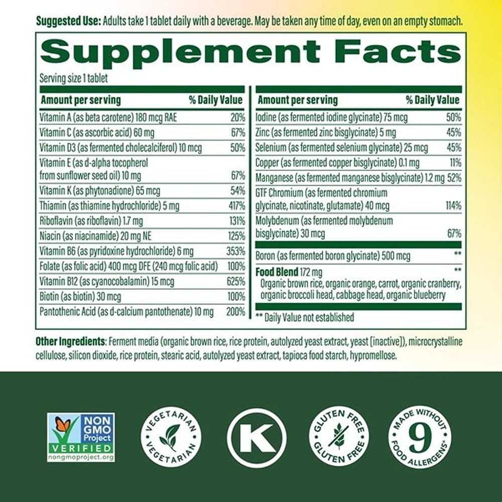 MegaFood Daily Multivitamin tablet close-up