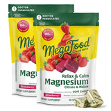 MegaFood daily wellness + Calm Magnesium Chews package front view