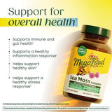 MegaFood Irish Sea Moss 5-in-1 Supplement bottle side view