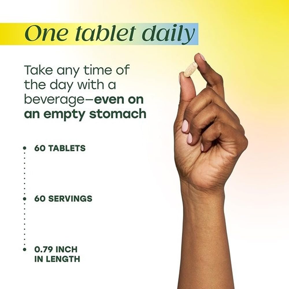 MegaFood Iron-Free Multivitamin on kitchen counter