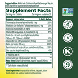 MegaFood L-Theanine B Complex 200mg side view of bottle