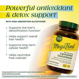 MegaFood Liposomal Glutathione 60 Capsules bottle with label