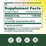 MegaFood Liposomal Glutathione 60 Capsules side view