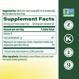 MegaFood Magnesium daily wellness & Calm Drink Mix scoop and powder