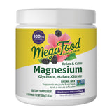 MegaFood Magnesium Drink Mix 300mg Blackberry Hibiscus front view