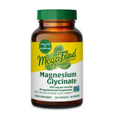 MegaFood Magnesium Glycinate 500mg supplement bottle front view