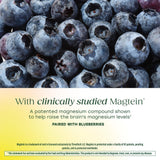 MegaFood Magnesium Threonate 2000mg capsules on a wooden surface