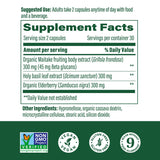 MegaFood Maitake Mushroom Supplement capsules close-up