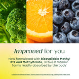 MegaFood Men's Multivitamin 40+ side view packaging