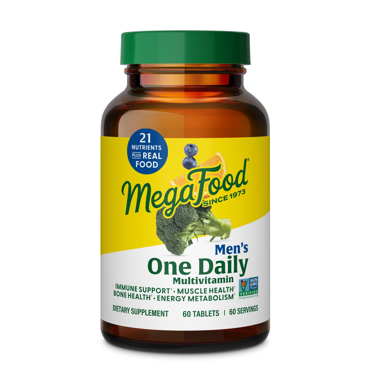 MegaFood Men's Multivitamin front view of packaging