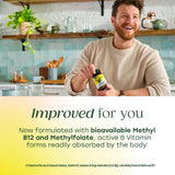 MegaFood Men's Multivitamin lifestyle scene with a beverage