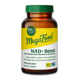 MegaFood NAD+ Resveratrol Supplement 400mg 60 Capsules front view