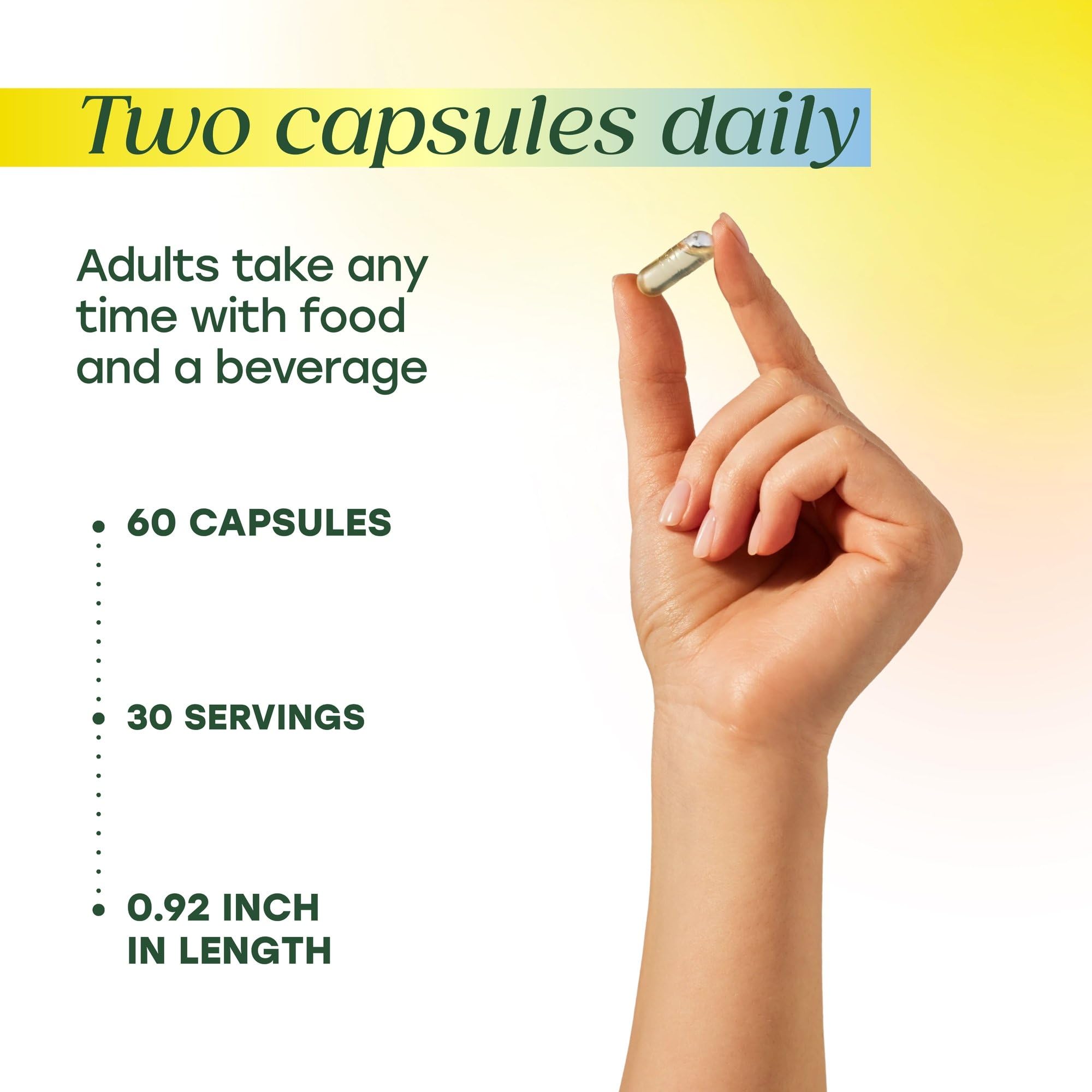 MegaFood Omega 3-6-9 Vegan Supplement showing dosage instructions