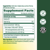 MegaFood Omega-3 Fish Oil Softgels 90 count bottle