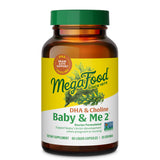 MegaFood Prenatal DHA & Choline 300mg 400mg capsule bottle front view