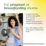 MegaFood Prenatal DHA & Choline capsules on a table