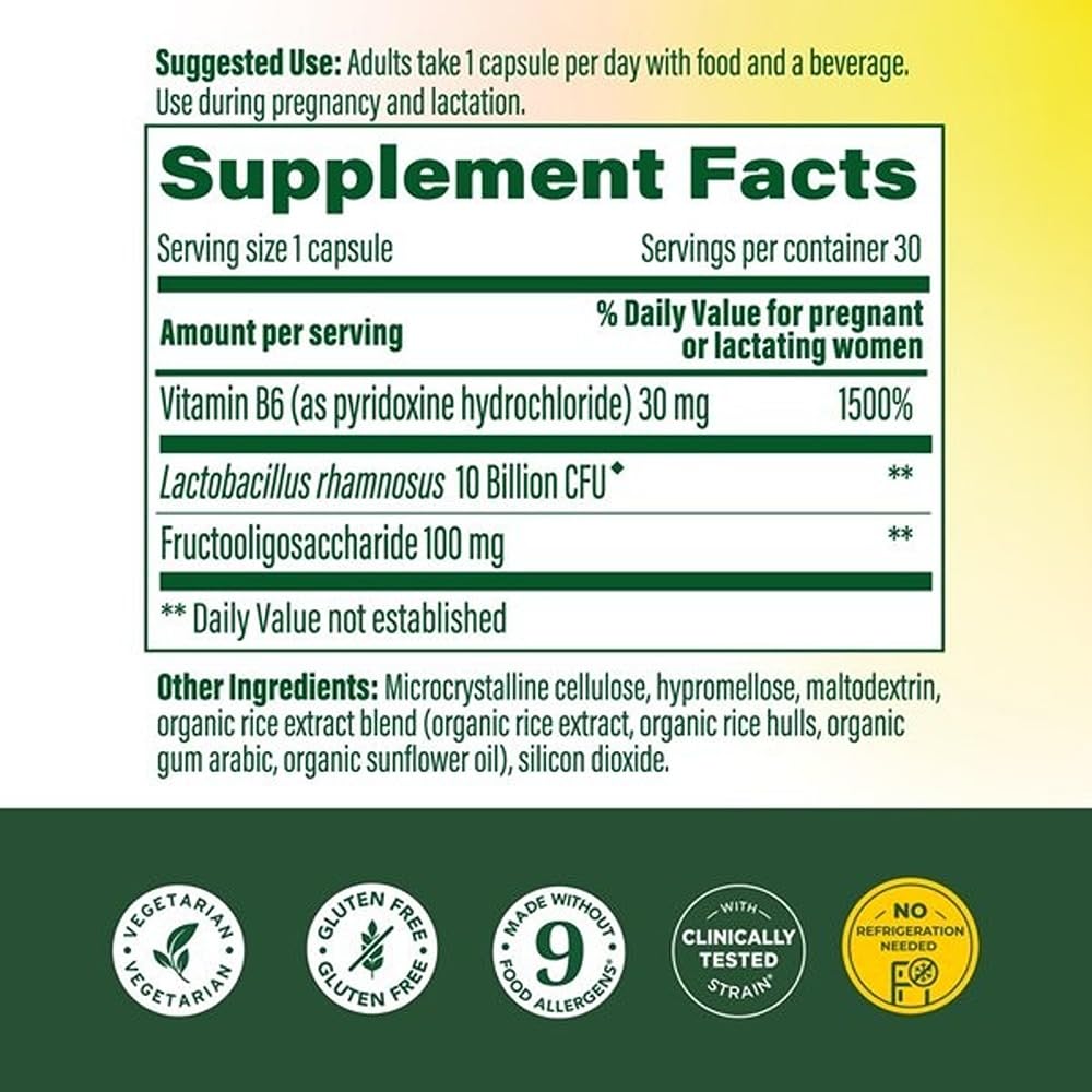 MegaFood Probiotic Supplement for Women capsule close-up