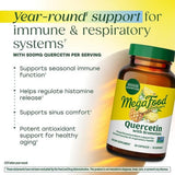 MegaFood Quercetin Bromelain Capsules 500mg back label