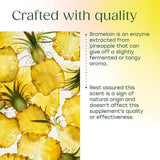 MegaFood Quercetin Bromelain Capsules 500mg with a glass of water