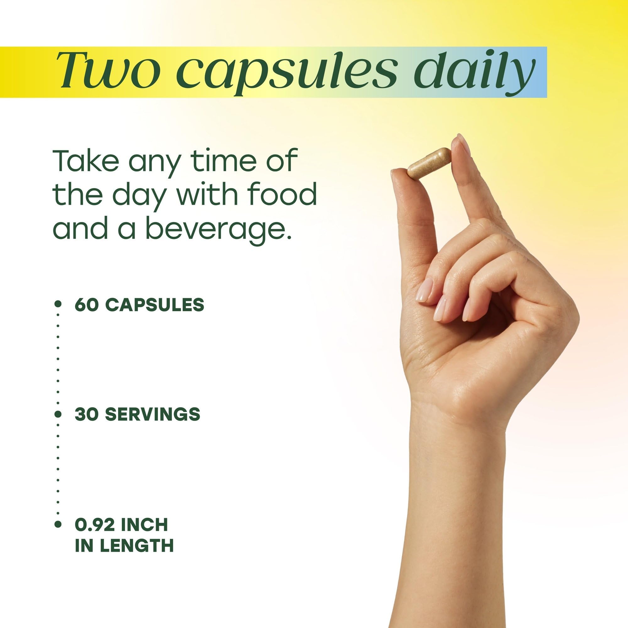 MegaFood Reishi Mushroom Capsules bottle with a natural background