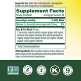MegaFood Selenium Supplement 50mcg side view