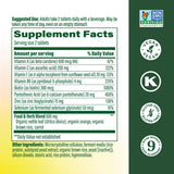 MegaFood Skin, Nails & Hair 2 Vitamins bottle side view