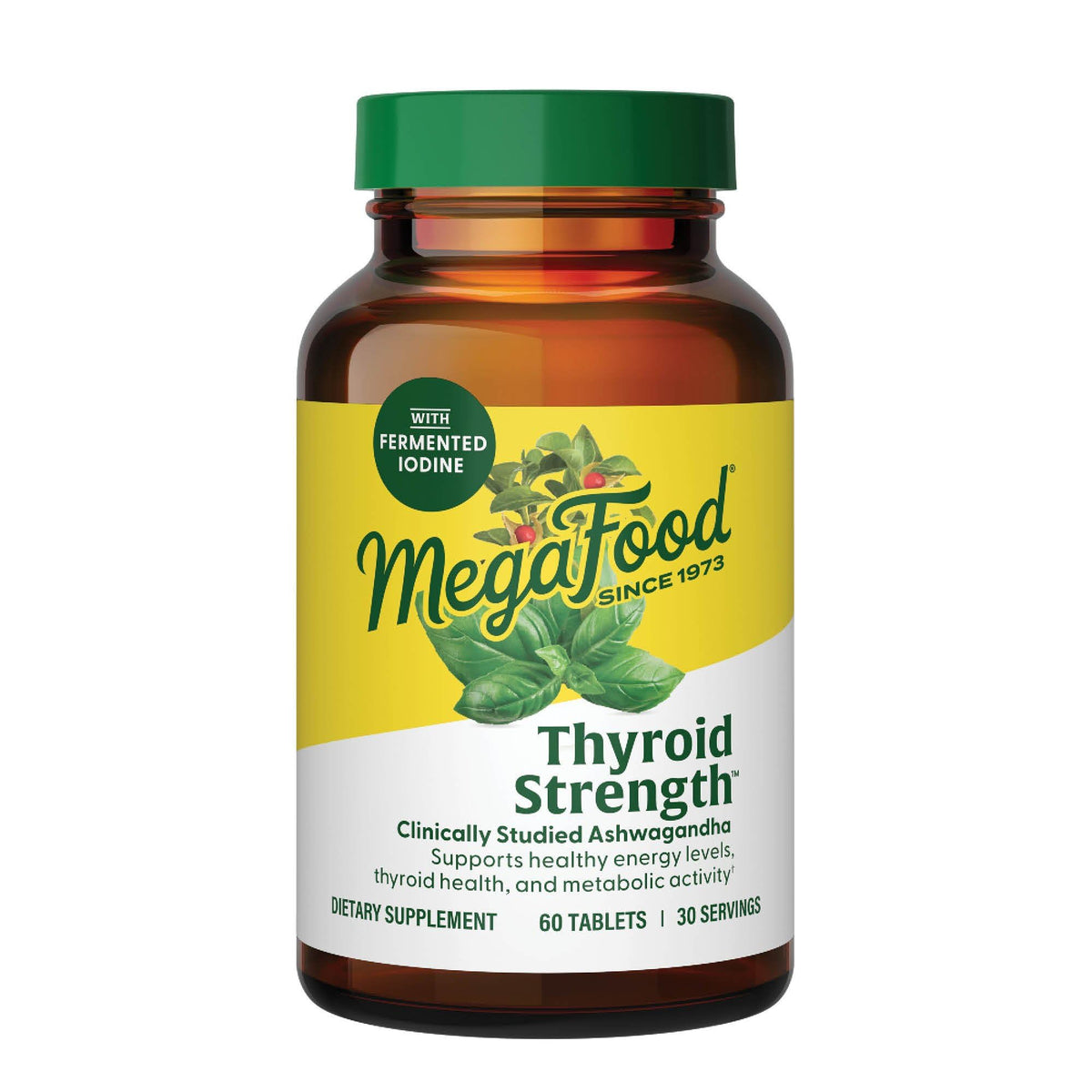 MegaFood Thyroid Extract Supplement 177g front view