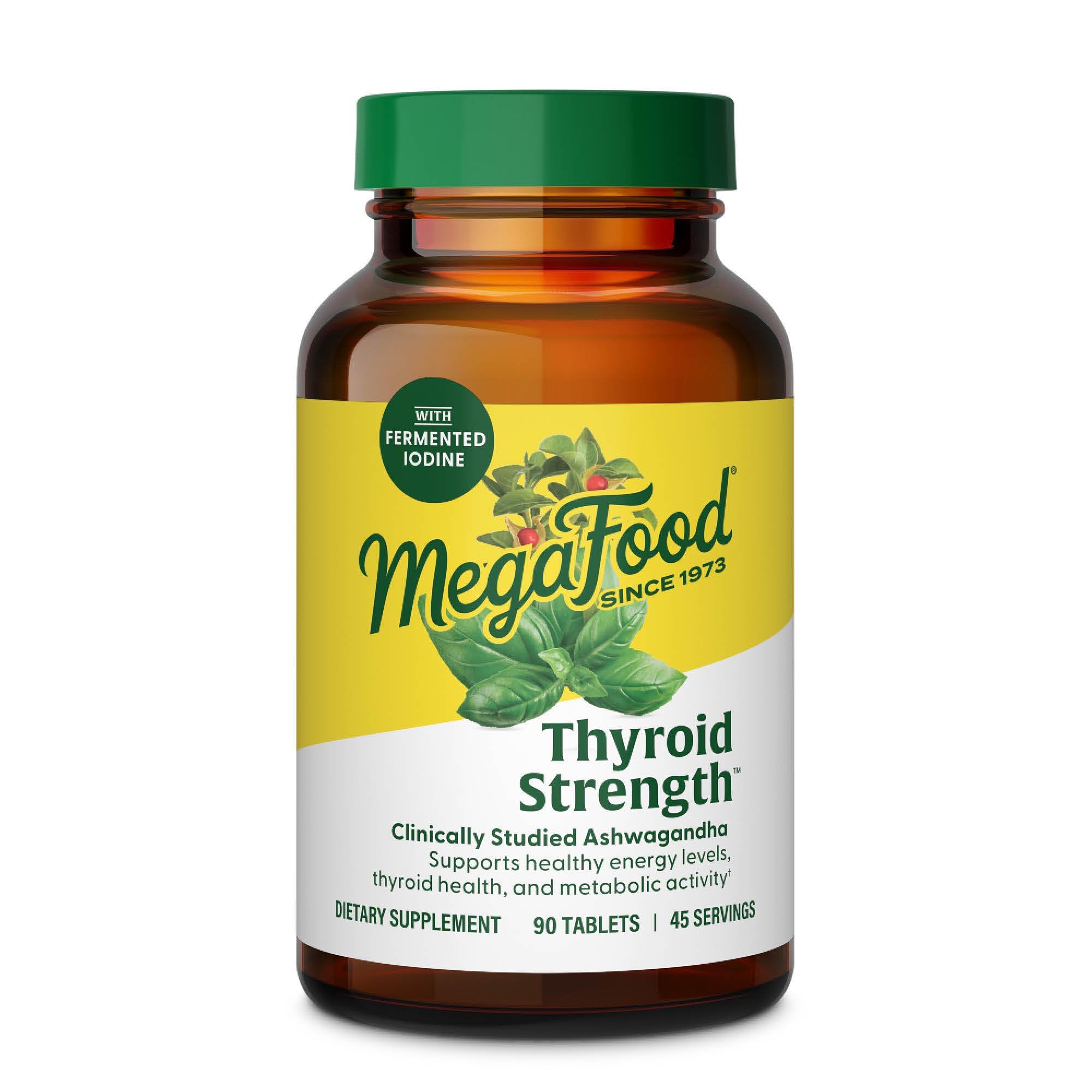 MegaFood Thyroid Extract with Ashwagandha 295g front view
