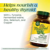 MegaFood Thyroid Extract with Ashwagandha 295g tablet close-up