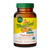 MegaFood Turmeric Curcumin Supplement 1000mg bottle front view