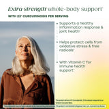 MegaFood Turmeric Extra Strength 500mg supplement side view