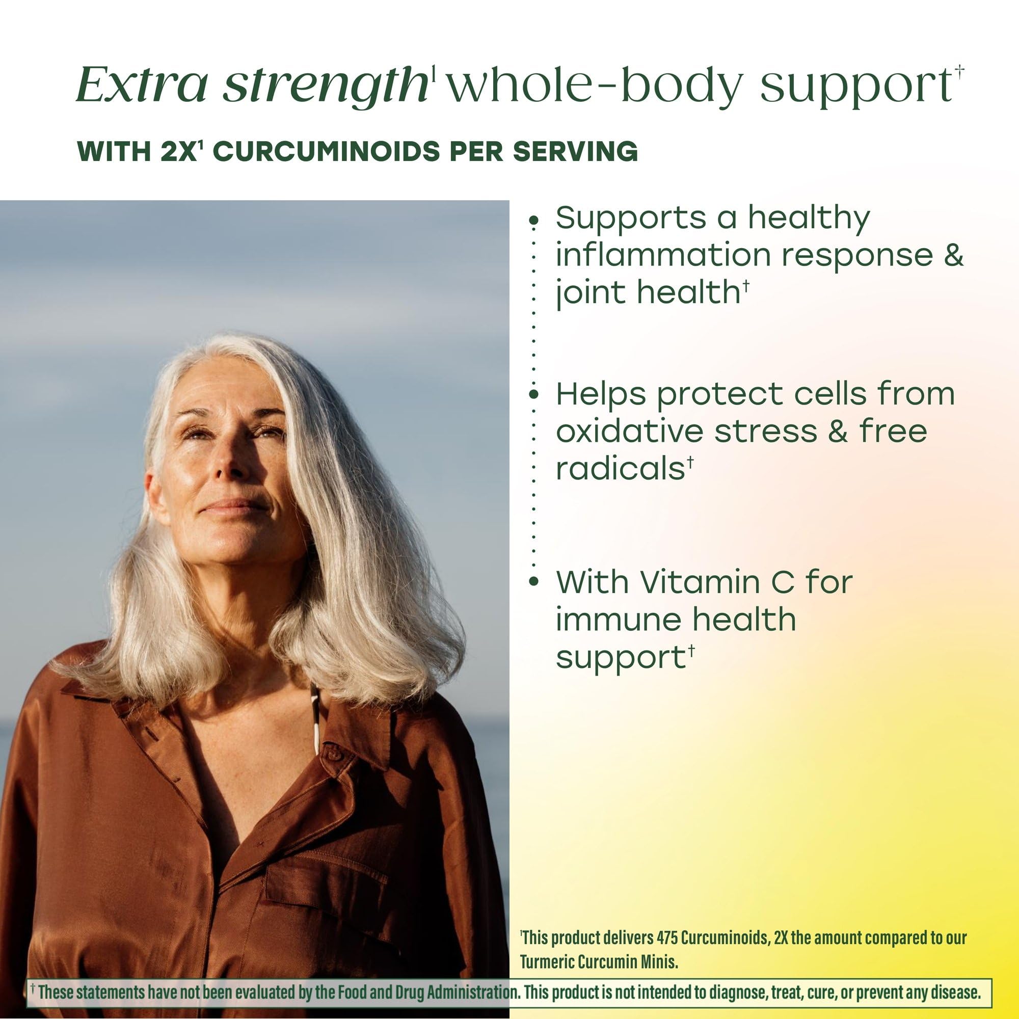 MegaFood Turmeric Extra Strength Supplement 500mg bottle with cap
