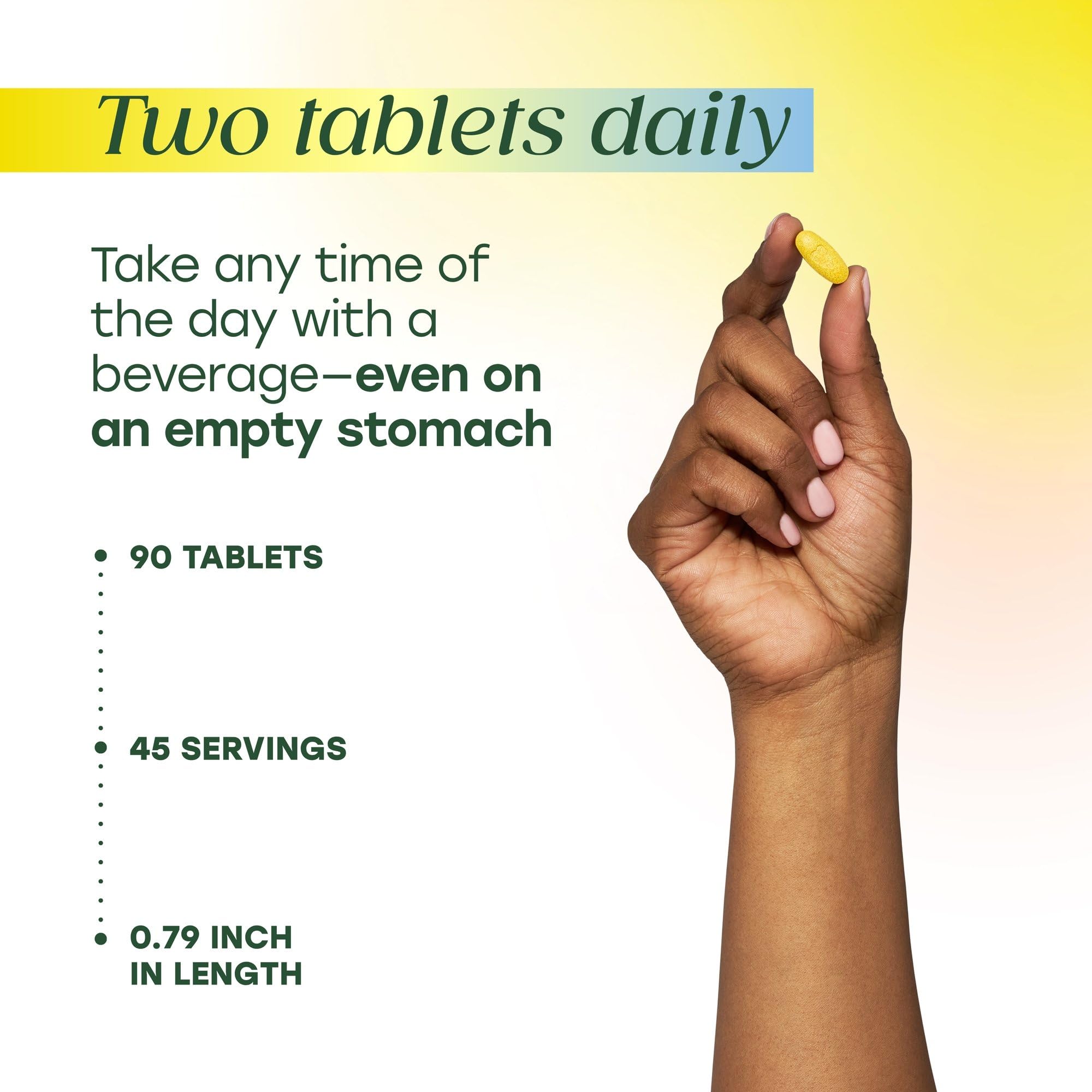 MegaFood Turmeric Extra Strength tablet bottle with a glass of water