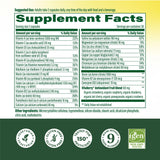 MegaFood Whole Body Multivitamin for Men bottle side view