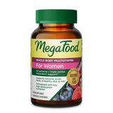 MegaFood Whole Body Multivitamin for Women 60 Capsules front view
